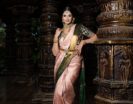 Kanjeevaram Wedding Silk saree for women Traditional Indian Outfit Silk saree with Beautiful Woven zari Design for Diwali popular Festival Outfit